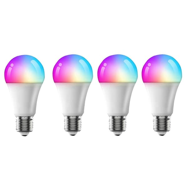 Smartpære Wifi og Bluetooth 5.0 uten hub, dimbar, musikksynkronisering, tidsplan, RGB smarte lys, LED