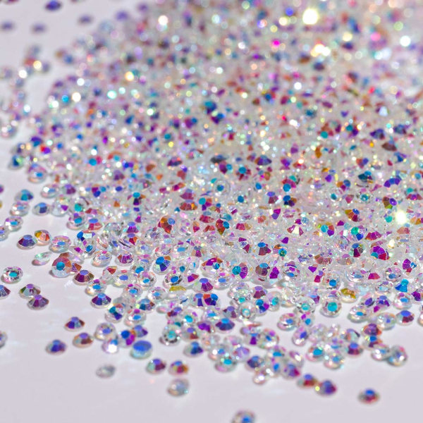 10000 stk Rhinestones Regnbuekrystaller Langvarig AB Glans Som Swarovski for Neglekunst Telefon DIY Håndverk & Negle Skjønnhet Makeup Dekorasjon