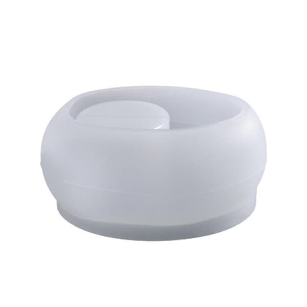 DIY Krystall Epoxyharpiksform Flat Rund Lysestake Speil Silikonform-fg