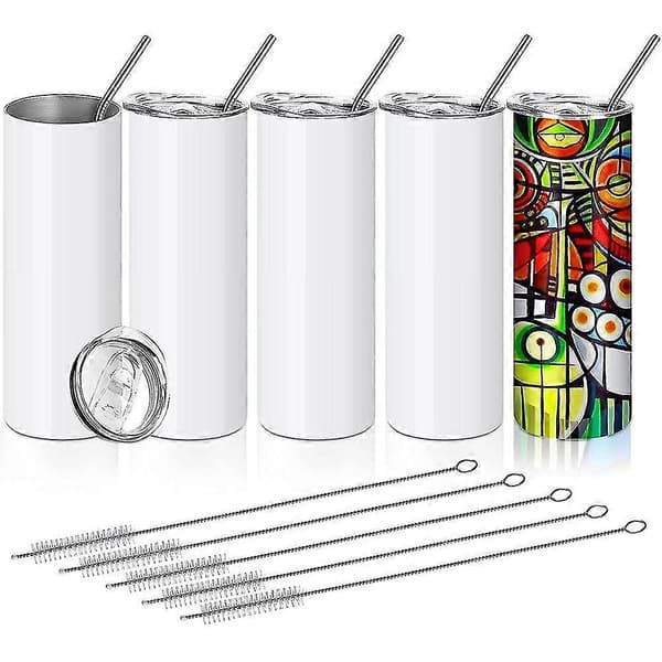 20oz Sublimering Lige Tynd Mindre Stål Diy S Vakuumisoleret Bil Kaffe
