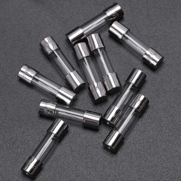 10 stk. hurtigvirkende glasrørsikringer 5x20mm 250v 1.5a