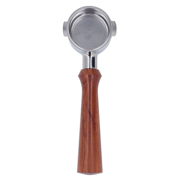 Portafilter 51mm 2 Korvaa Pohjaton Kahvikahva Ruostumaton Teräs Delonghi ECO310 F-Tyypille Punainen Happohaara