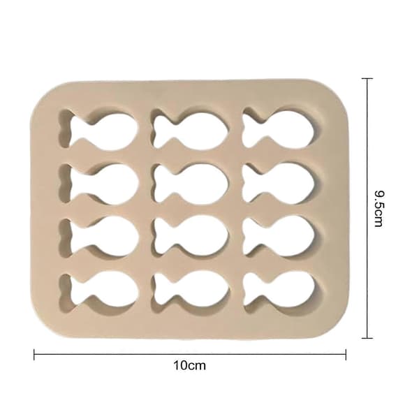 JiKaiX Cookie Cutter Mini Fisk Formet Småkageform Genanvendelig Bageform Nem at Bruge Snack Maker Form til Hjemmet