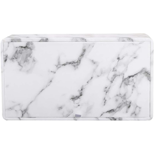PU Læder Tissue Box Rektangulær Bil Tissue Dispenser (Marmor)