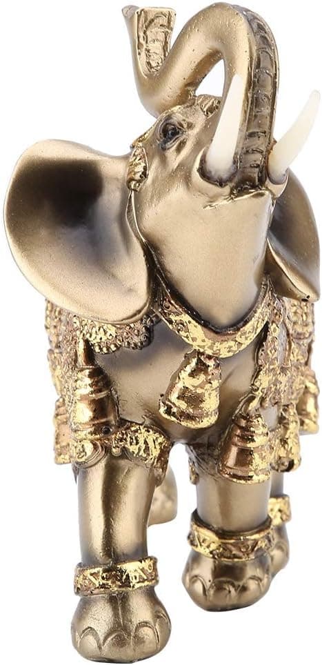 Elefantstaty, Perfekt för Heminredningspresent, Thailändsk Elefant, Feng