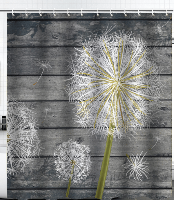 Antimugg dusjforheng 180 x 150 cm polyester, vaskbart, - 9Mo