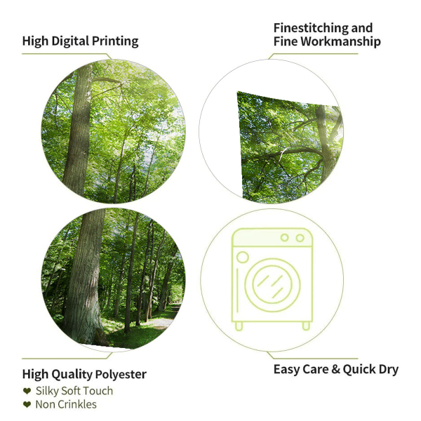 Nature Tapestry Misty Tree Tapestry Jungle Creek Psychedelic