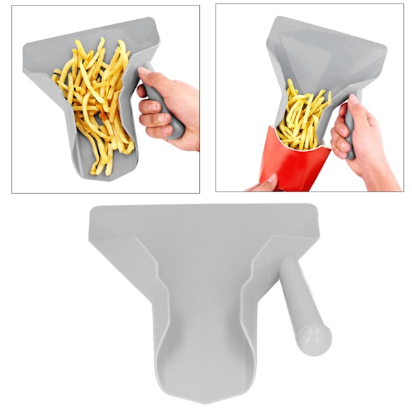 Pomfritter-Skuffe Hjemme Ikke-Skridsikker Højre Håndtag Pomfritter Spatel Pomfritter Pose Skuffe Køkkenredskaber