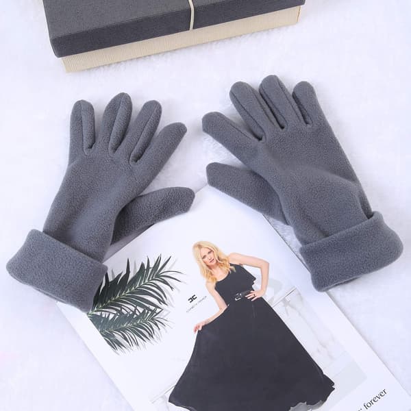 Fleece Vinterhansker for Barn Varme Helhansker for Gutter Jenter Barn Snø Utendørs Aktiviteter Utstyr