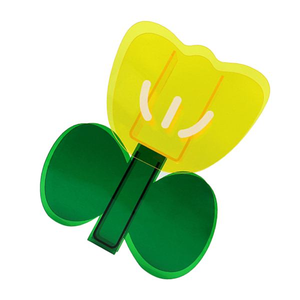 Innovativ Dekorativ Vase Unik Skrivebordsdekorasjon Akryl Blomster Vase for Hjem Bord Kontor Fest Tulip