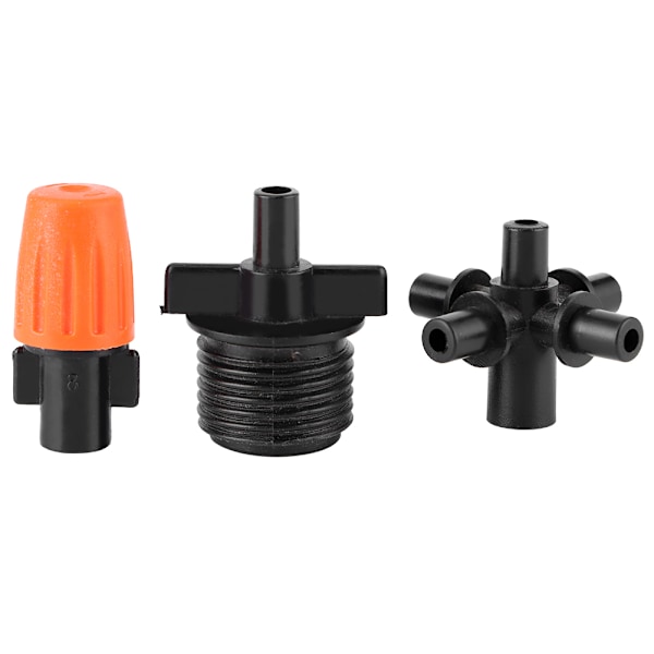 Hann-gjenger G1/2 Hage Justerbar Dusjmunnstykke Mikro Dryppvanning Sprinkler