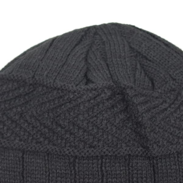 Unisex Mössa Halsduk, 2-delad Vintermössa Halsduk Set Varm Stickad Mössa