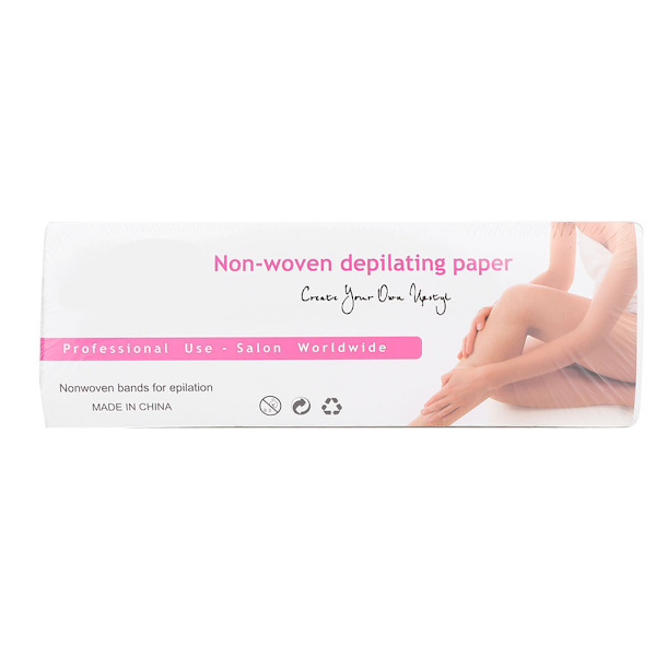 100 Ark/Pakk Bein Arm Armhule Hårfjerning Depilator Ikke-vevd Epilator Voksing Stripepapir