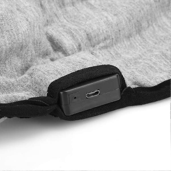 Trådlös Bluetooth 5.0 sovmask med intelligenta musiklurar för resor, svart