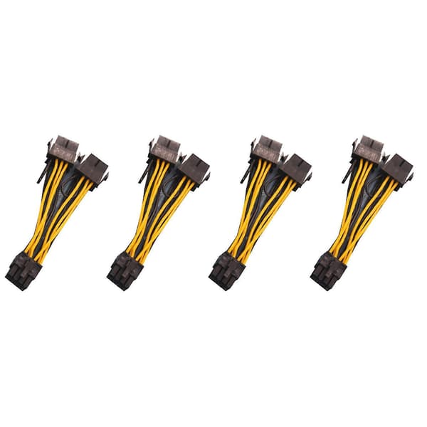4x 8-pin til 8-pin(6+2) kabel GPU-kabel for K80 M40 M60 P40 P100