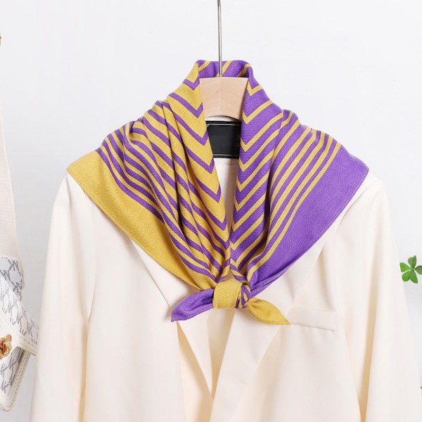 Moderna Design Scarves, Plattvävd Tyg Inspirerad Imitationssilke, 4-Delars Mångsidigt Sortiment För Flera Användningsområden Inklusive Halsscarfar, Bandanas,