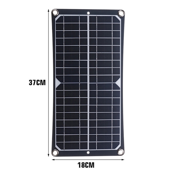 Hög Effektivitet Solcellsladdare, Vattentätt Solpanel Kit för Dina Portabla Strömbehov, 7.5W 12V Laddare med 19% Laddningseffektivitet för