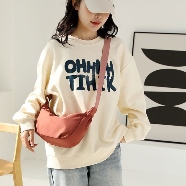 Nylon Crossbody/Bæltetaske med Justerbar Skulderrem