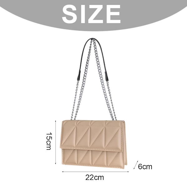 Motekjedeveske retro-stil Messenger-veske for damer