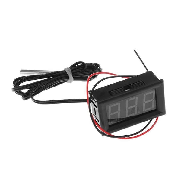 2x DC 5 - 12 V - 50 - 110 Grader C Digital Termometer Kylskåpstermometer Temperaturdetektor