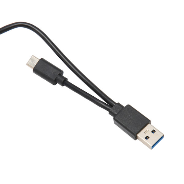 Ulkoinen CD DVD-asema USB3.0 Type C kaksoisliitäntä Hiljainen Nopea tiedonsiirto CD DVD-poltinlukija kannettavalle tietokoneelle