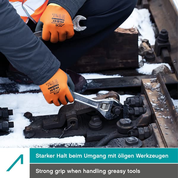 Työkäsineet - Lateksipinnoitetut - Vedenpitävät - 08/M