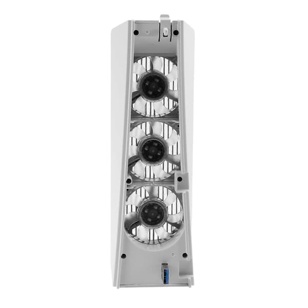 Universal Kølende Støjsvag USB Hvid Køleventilator Radiator