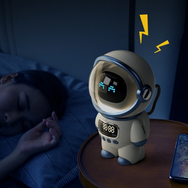 Okrossbar Kosmisk Valv, Bedårande Sparbössa för Oändliga Äventyr, Intelligent Röststyrd Bluetooth-högtalare för Sömlös Underhållning, Vit