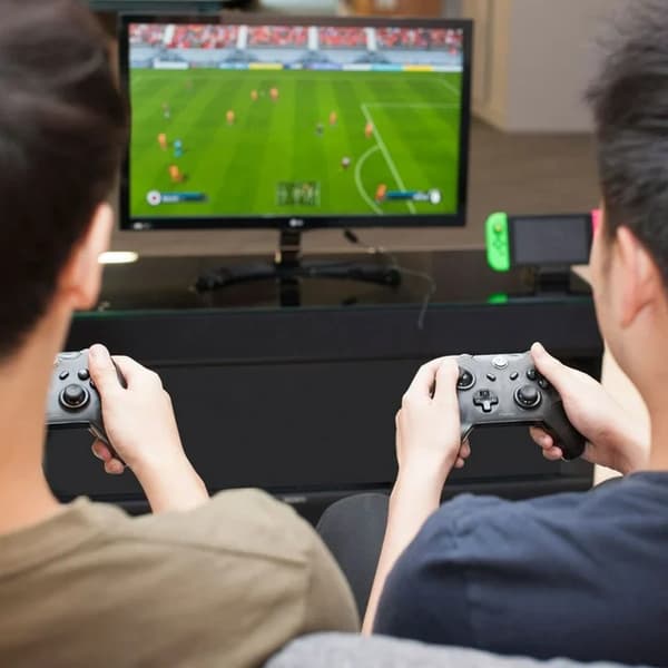 Nintendo Switch trådløs spillkontroller med skjermbilde, vibrasjon