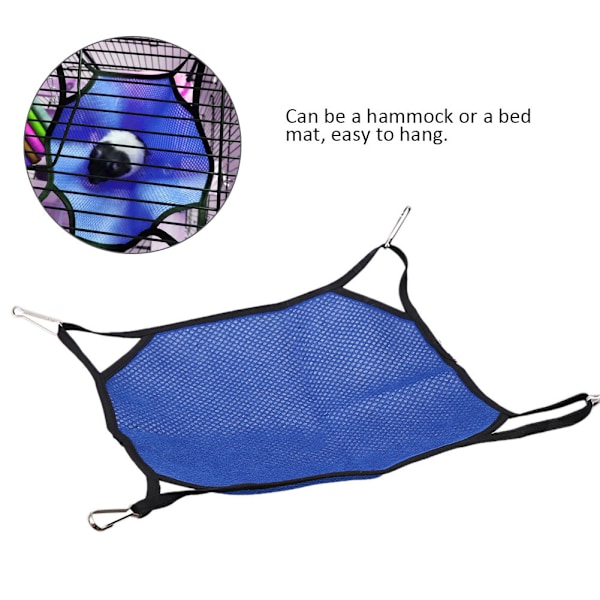 Liten husdjurs hängmatta i mesh Hamster Mus ekorrens bo aktivitet Sommar andningsbar hängmatta