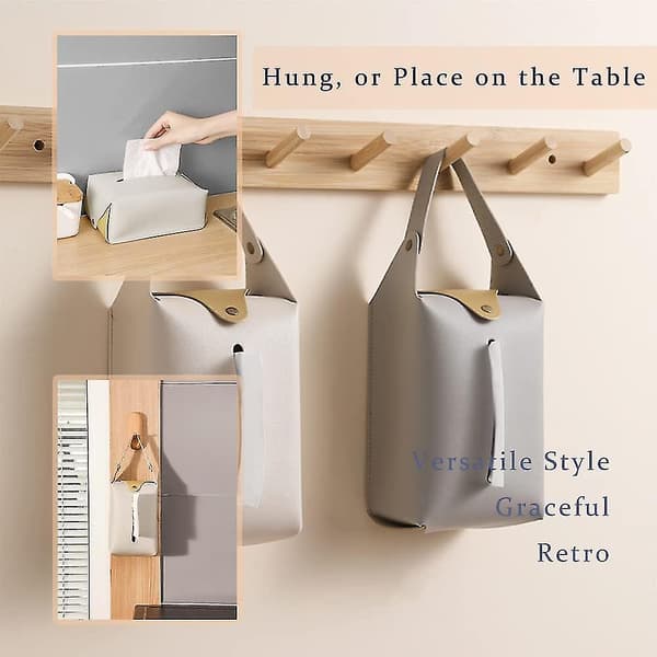 2 st. mjukpappershållare för bilens baksäte, hängande