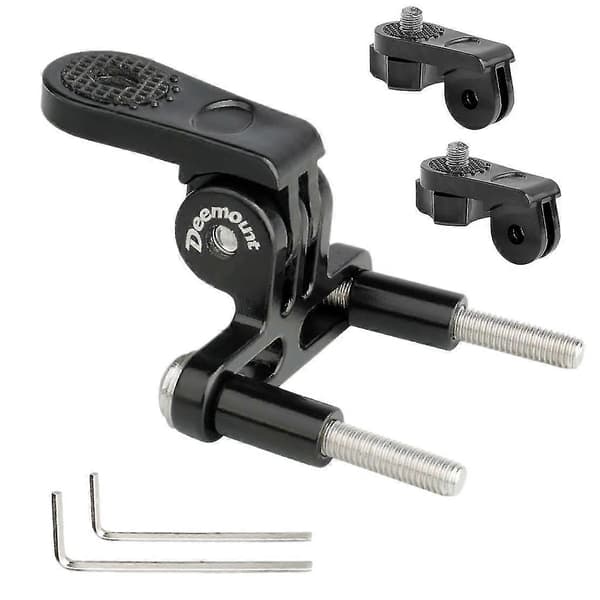 Sykkellyktholderadapter for stemmontert sykkel frontlyktstativ LED-lampeholderbrakett