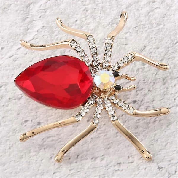 Legerings Spider Krystal Broche Til Kvinders Kjoler Eller Dametøj