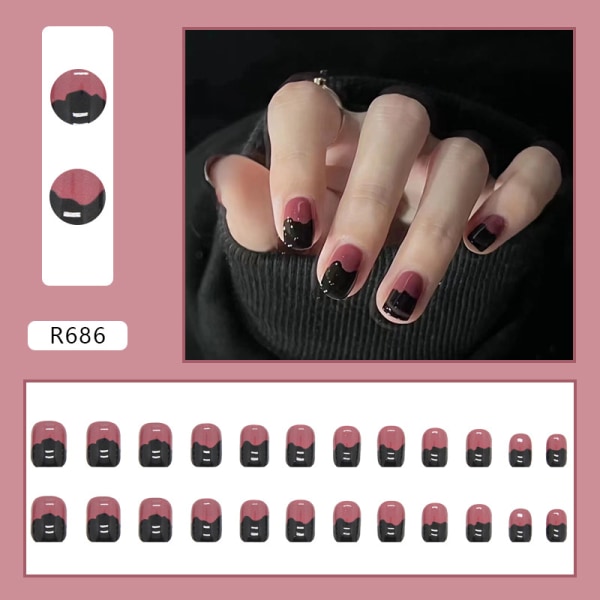 Joefnel Press on Nails - Europeiska falska naglar Press on Nails UV