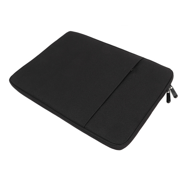 Laptopfodral Väska 2 Vägs Dragkedja Skyddande Oxford Tyg Bärväska för 14.1in 15.4in Notebook Svart