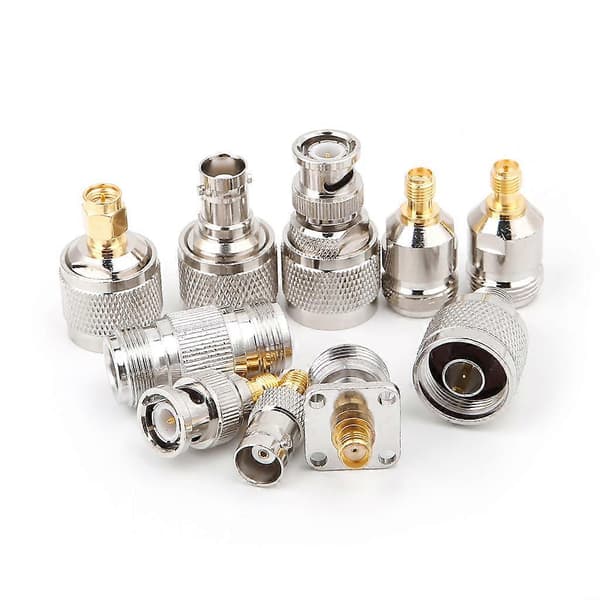 20 st N-typ BNC TNC SMA RF-kontaktadapterkit testomvandlare