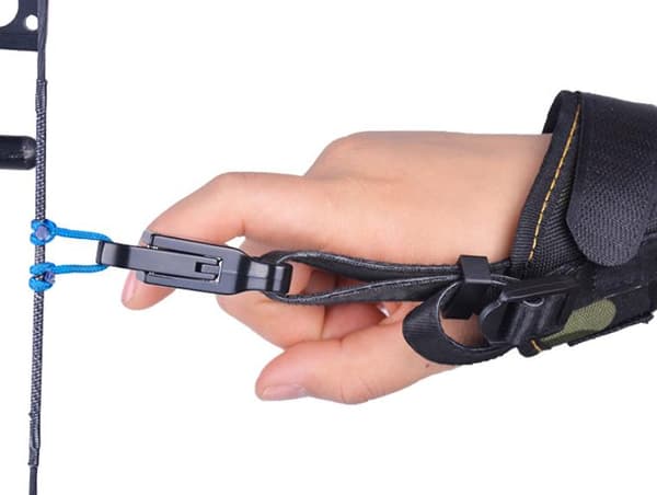Tru-Center Compound Bow Release Aid, solid nylon håndleddsstropp og justerbar taustilkobling for tilpassbar passform og ytelse