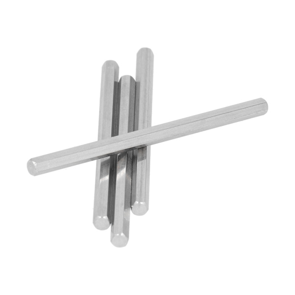 10 stk Lange Stangmøtrik Hex Kobling Lige Stang Rustfrit Stål Beslag til Gobilda Dia 5mm4102-0005-0075