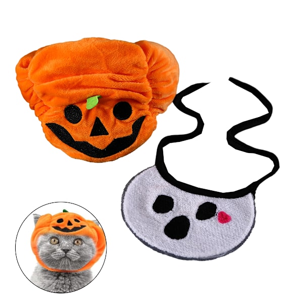 Halloween-hat til kæledyr - Græskarhat