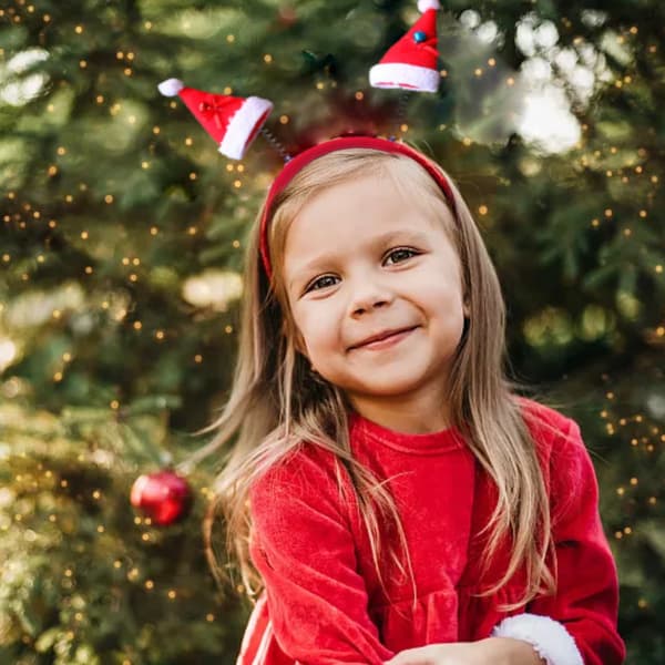 Julehårbøjle Julehat Julekostume tilbehør, damer, mænd, Børn Julefest