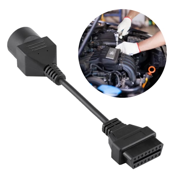 17-pins til 16-pins OBD2 Adapterkabel Diagnostisk Skannerkabel for Mazda