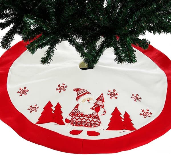 Festlig julgranskudde med jultema