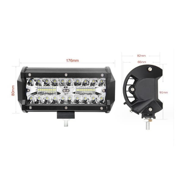 2 stk. arbeidslys LED spotlight bil vanntett spot flom LED tåkelys L