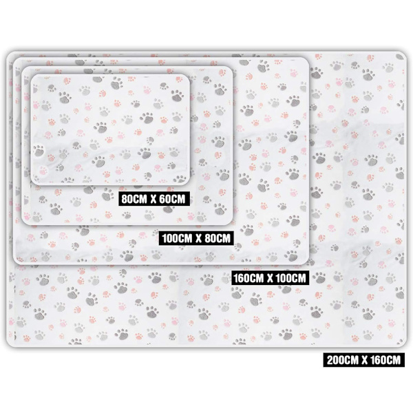 Hundeteppe Hundepot Dyremadras---Stor Hundepot Hvid--70*80CM