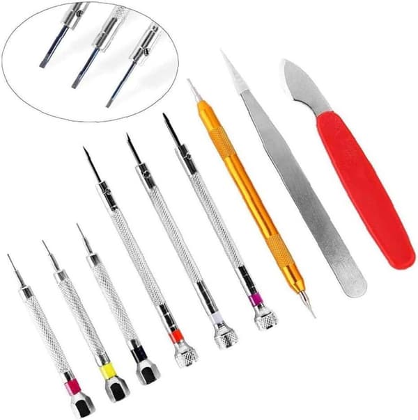 144 st Watch Repair Back Case Pin Link Spring Strap Remover Opener Tool Kit Set