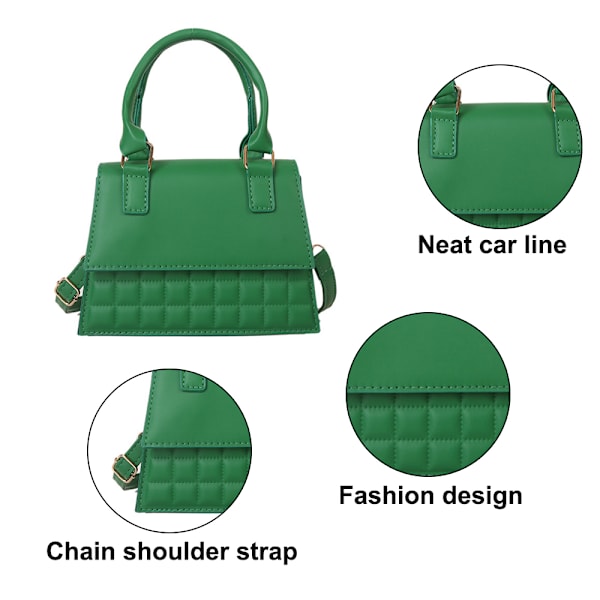 Ny enkel casual axelväska mode PU messenger väska enkel liten väska kvinnor