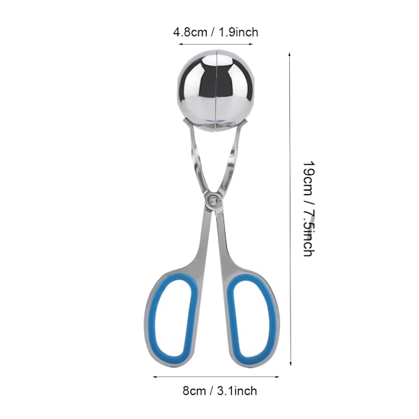 Premium Köttbullsformare, Rostfritt Stål Non-Stick Matberedningsverktyg För Enkel Rengöring, Ergonomisk Design, Multifunktionellt Kökstillbehör För Din