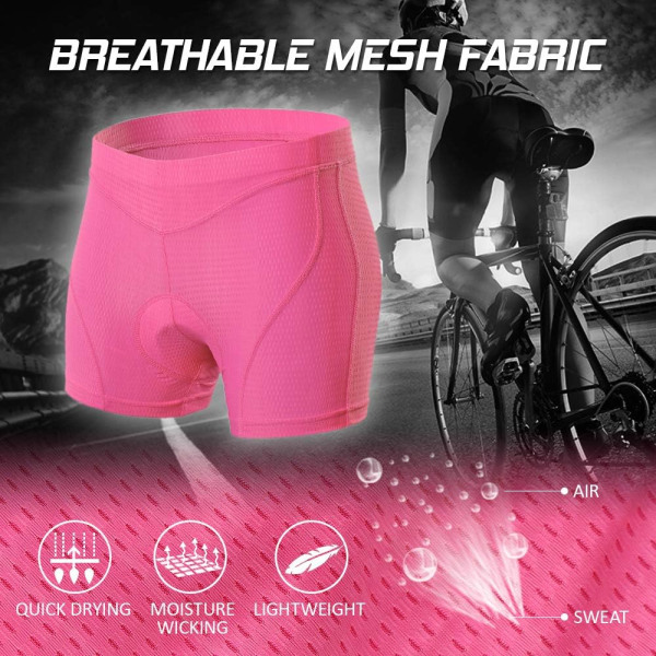 Sykkelshorts for kvinner med 3D-pute, MTB-sykkelundertøy