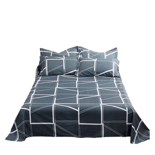 Rea queen size sängöverkast set, bäddset - Four Seasons bäddlakan sängöverkast set, inklusive 2 örngott, 3-delars bäddset, inte lätt