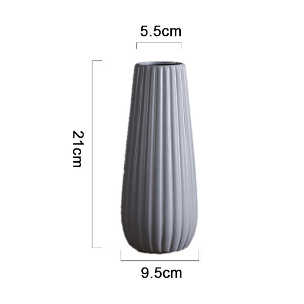 Keramisk Vase, Moderne Hjemmedekorasjon Porselen Vase Blomster Vase